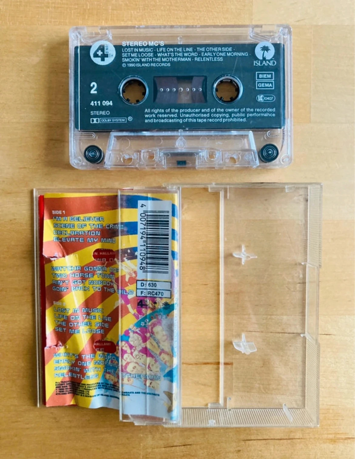 Cassette de áudio Stereo MC’s Supernatural. – photo 2